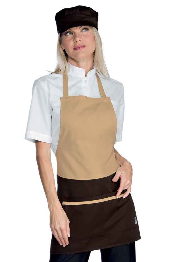 Grembiule Cameriere Brooklyn - Bicolore | 100% Poliestere Professionale Isacco
