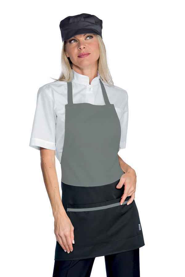 Grembiule Cameriere Brooklyn - Bicolore | 100% Poliestere Professionale Isacco