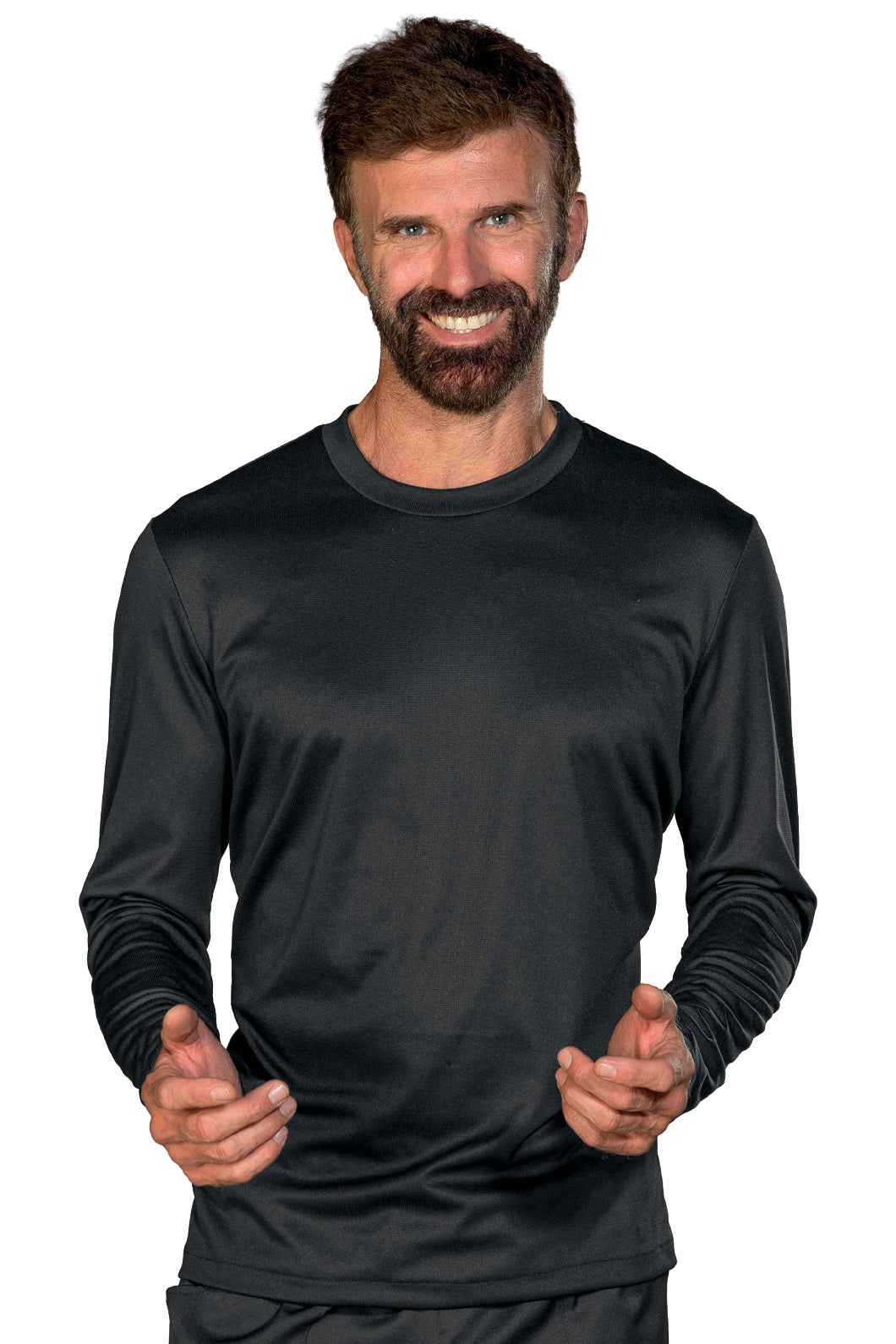 Maglia tecnica Unisex antimacchia Jersey nera