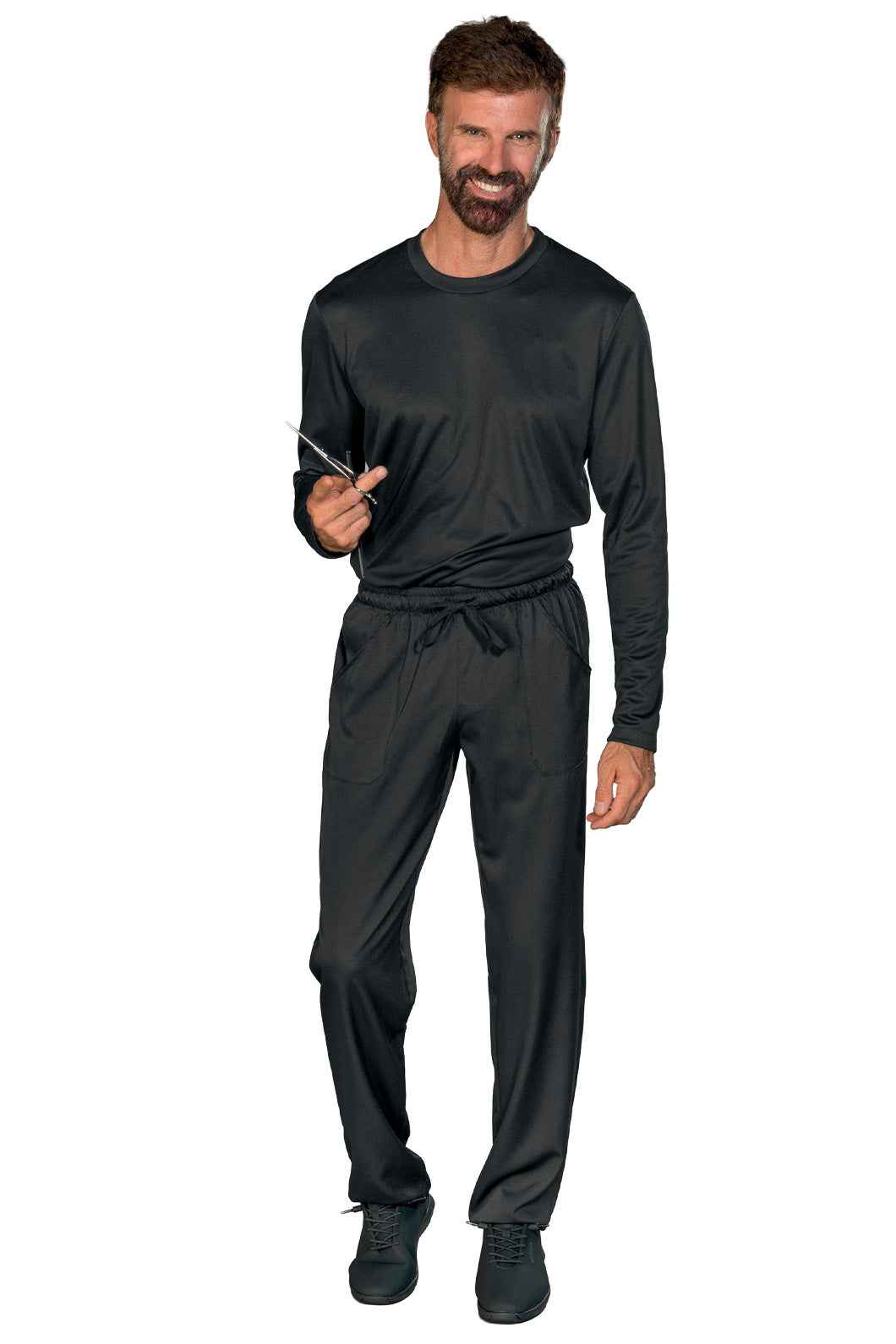 Maglia tecnica Unisex antimacchia Jersey nera