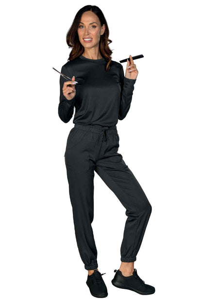 Maglia tecnica Unisex antimacchia Jersey nera