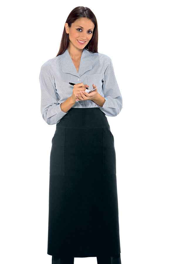 Grembiule Versailles Senza Spacco Nero