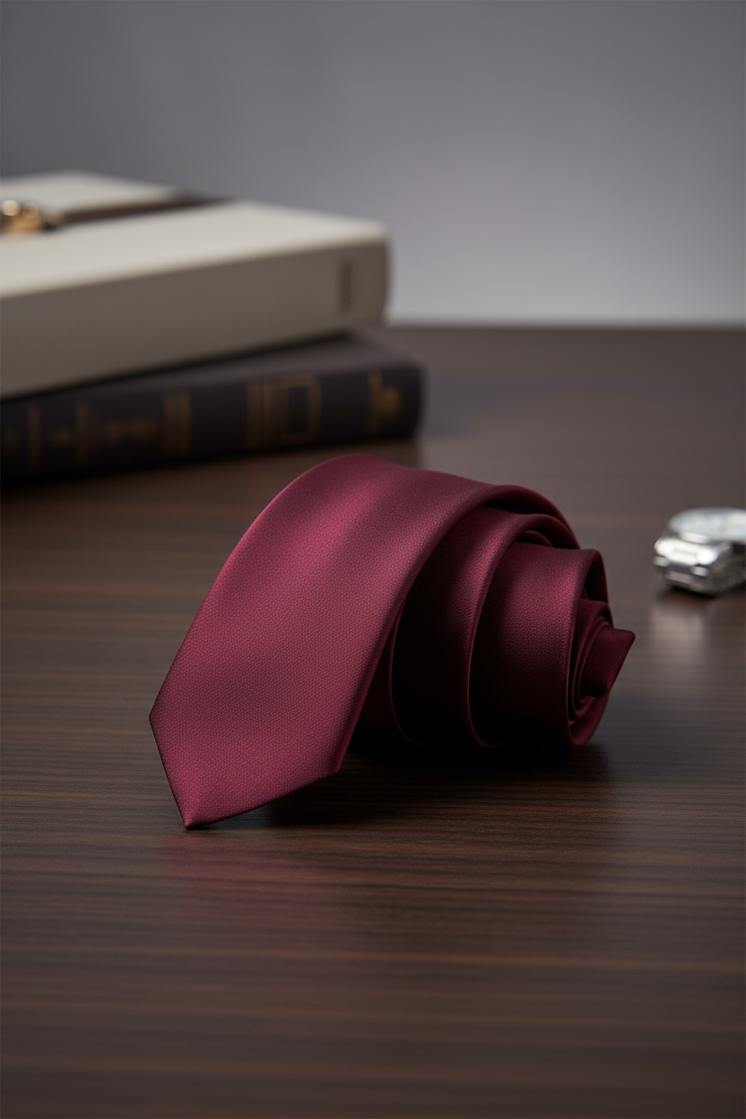 Cravatta Commis Bordeaux