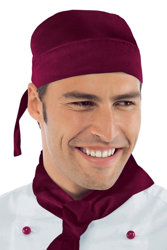 Bandana Cuoco Bordeaux