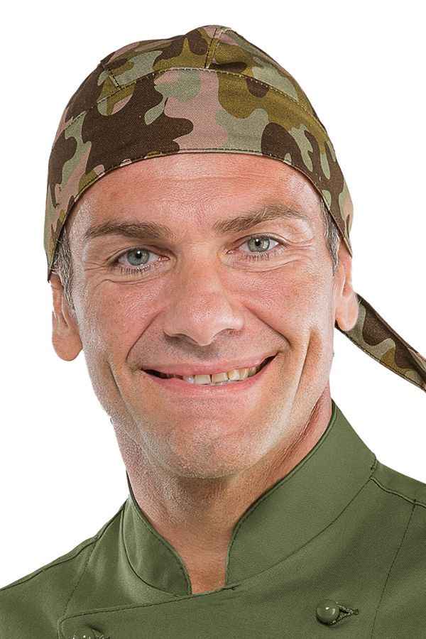 Divisa Completa Cuoco Verde Militare Mimetica - Stile Professionale Unico