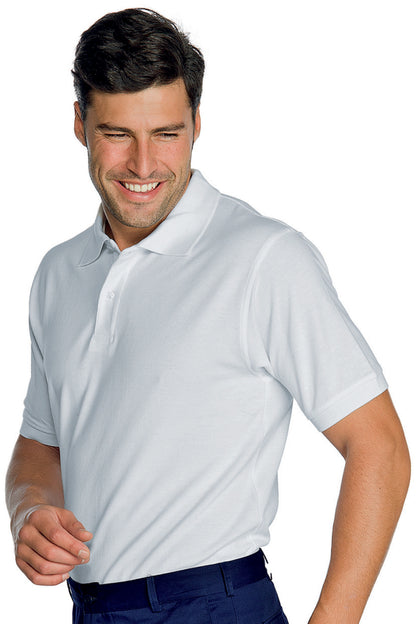 Isaac Unisex Schwarzes Polohemd