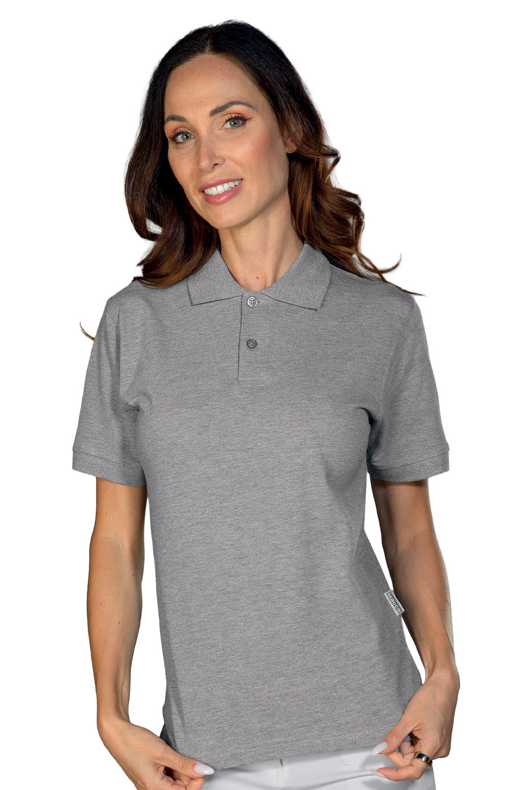 Isaac Unisex Schwarzes Polohemd