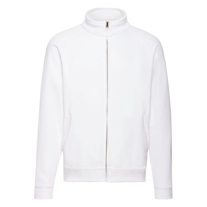 ActionWear Raglan-Hoodie, schwarz – durchgehender Reißverschluss – 80 % Baumwolle