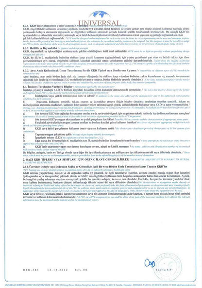 Tuta terza categoria classe 5-6 protezione da agenti infettivi