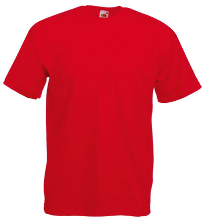 T-Shirt Fruit of the Loom Valueweight Rosso