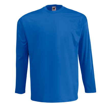 Maglietta Uomo Maniche Lunghe 100% Cotone: Girocollo Doppio Elastan, Morbida E Confortevole, Colori Vivaci