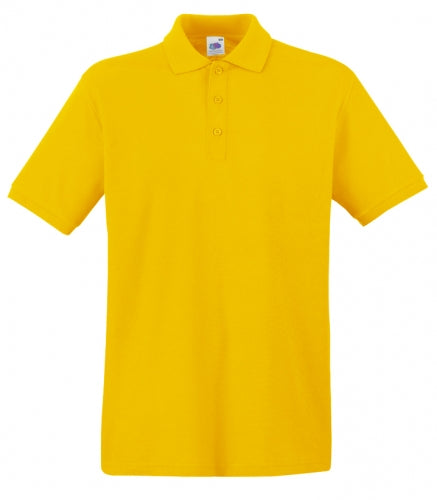 Polo Premium Fruit Of The Loom Manica Corta Girasole