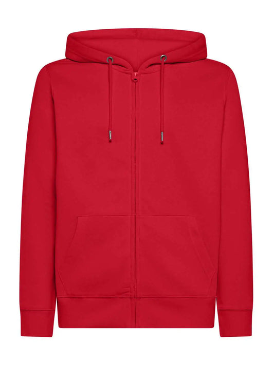 Felpa con cappuccio e zip intera Black Spider