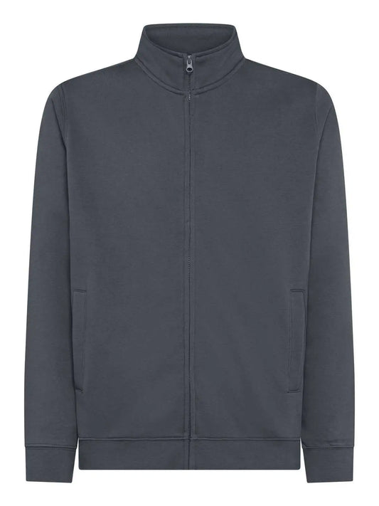 Felpa con zip intera Black Spider