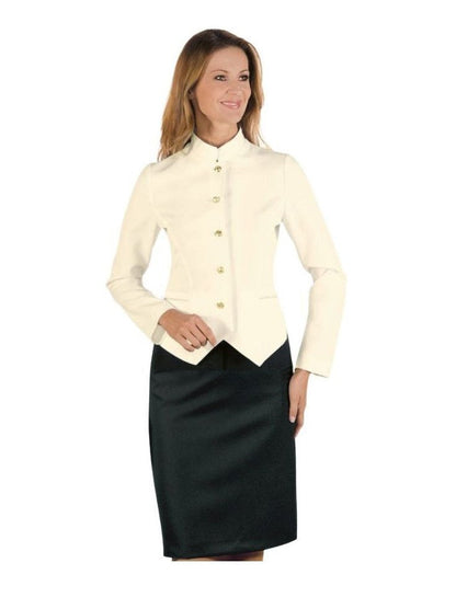 Divisa Scuola Alberghiera Sala Donna - Gonna e Giacca Panna