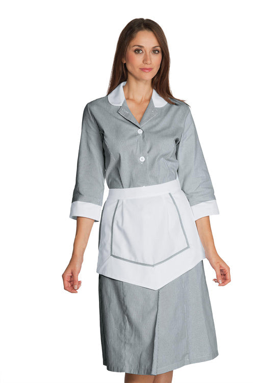 Camice Lipari Riga Nera Con Grembiulino