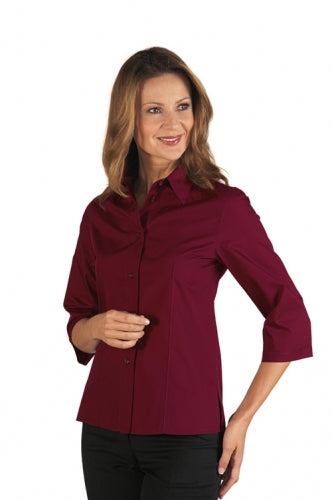 Camicia Hostess Kyoto Bordeaux