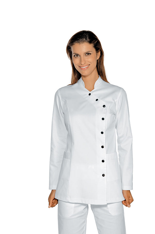 Casacca Estetista Nizza Bianco Donna - Purezza e Professionalità Classica