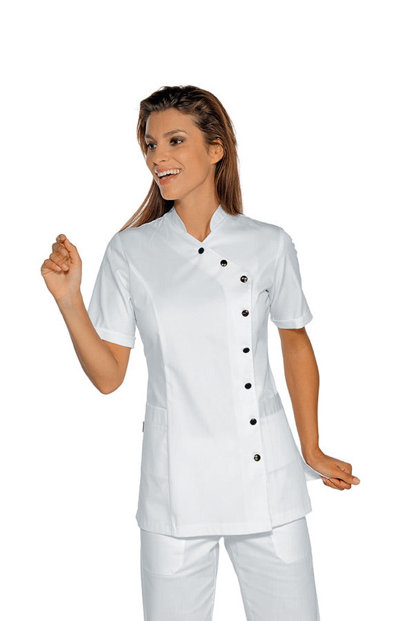 Casacca Estetista Nizza Bianco Donna - Purezza e Professionalità Classica