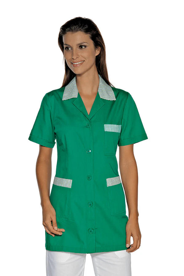 casacca marbella verde manica corta donna servizio