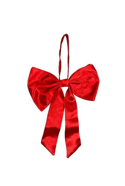 Cartello Maniglia Do Not Disturb / Non Disturbare Fiocco Rosso