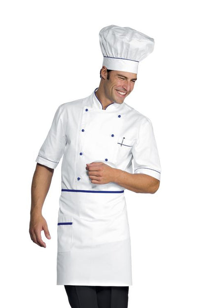 Divisa cuoco completa - Giacca Alicante dettagli blu Cina