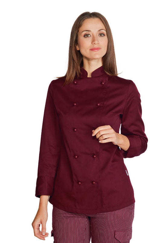 Giacca Cuoco Lady Burgundy