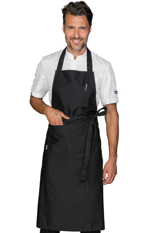 Grembiule Pettorina Bombay extralarge nero - Divise & Divise