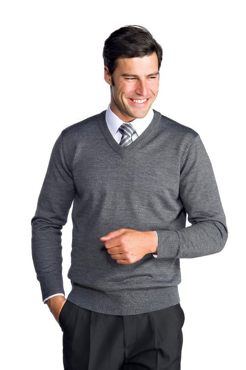 Maglia Uomo Reception Scollo A V Grigia