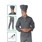 Chef uniform - gray and London 12