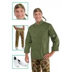 Chef Uniform Military Green Camouflage