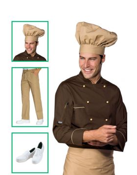 Chef uniform - chocolate and biscuit