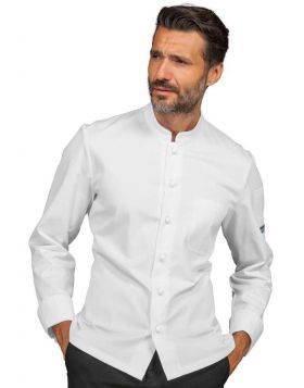 Koen Slim Unisex White Chef Jacket | Isaac