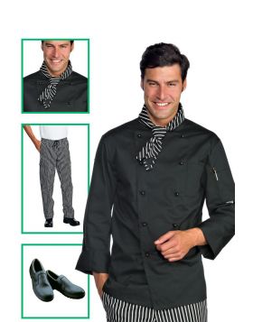 Chef uniform - Blackchef Jacket and pants London