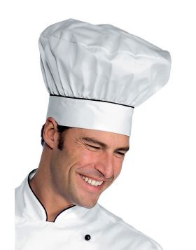 Chef hat WHITE AND BLACK