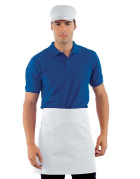 Bar apron WHITE with pocket