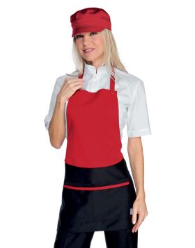 Waiter apron BROOKLYN RED AND BLACK