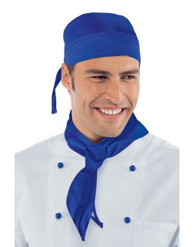 Chef bandana hat BLUE - Isacco