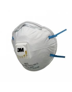 3M 8822 Pack of 10 disposable masks, FFP2 NR D with valve