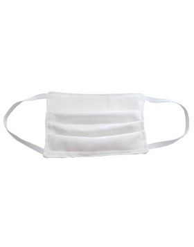 Mask 100% white cotton - washable and zable