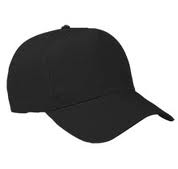 Cappellino baseball con visiera precurvata nero